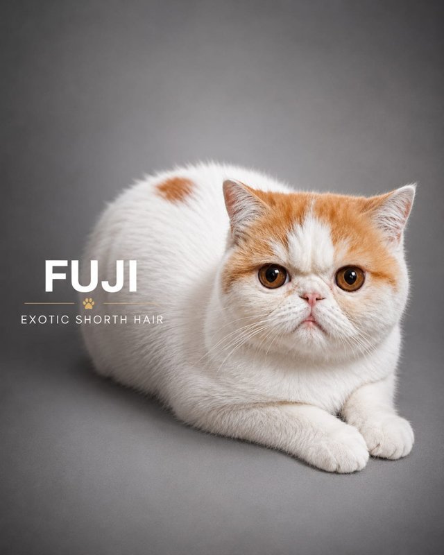 Fuji kucing ras lucu Bola Bulu Cat House