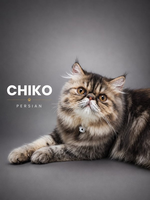 Chiko kucing ras lucu Bola Bulu Cat House